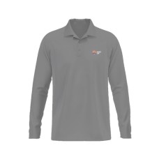 Corporate Polo Shirt - Long Sleeve Grey