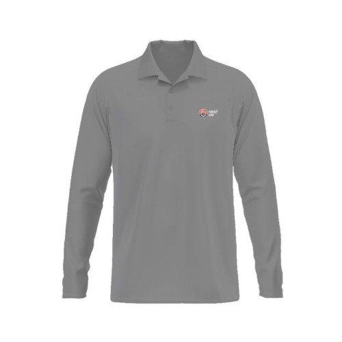 Corporate Polo Shirt - Long Sleeve Grey