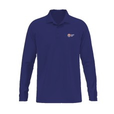 Corporate Polo Shirt - Long Sleeve Navy Blue