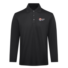 Corporate Polo Shirt - Long Sleeve Black