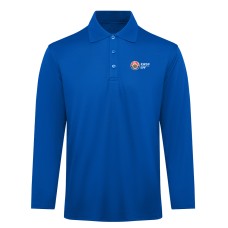 Corporate Polo Shirt - Long Sleeve Blue