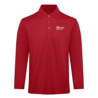 Corporate Polo Shirt - Long Sleeve Red